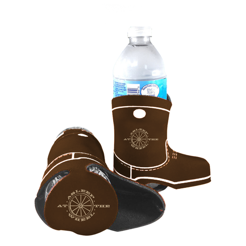 Asleep At The Wheel Boot Koozie