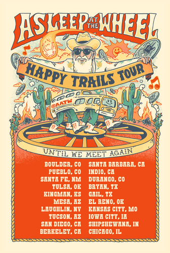 Happy Trails Tour Poster