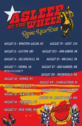 Riding High In Texas Tour Poster August 2025