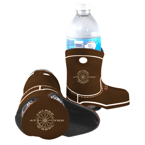 Asleep At The Wheel Boot Koozie
